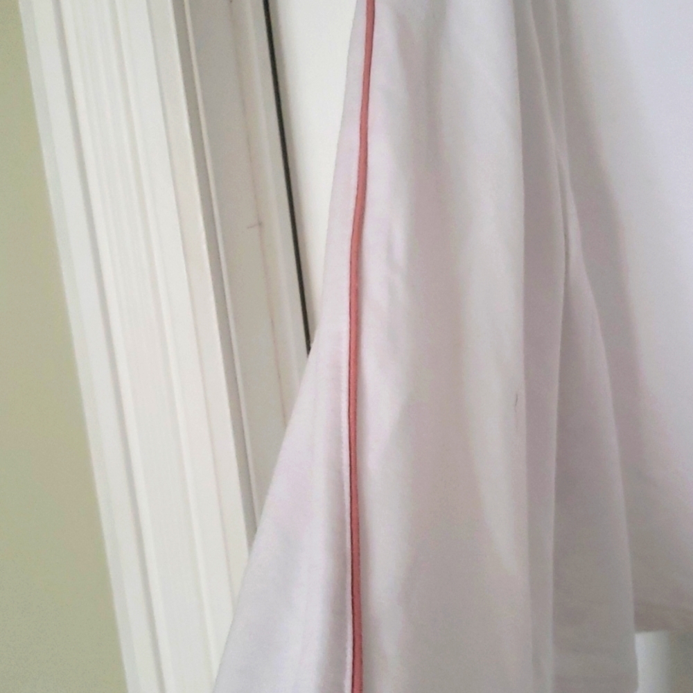 Gottex Studio Cowl Neck Draped Sleeve White Sweatshirt - Picture 3 of 6